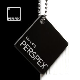 Black 962 Perspex Acrylic Sheet