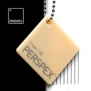 Cream 128 Perspex Sheet