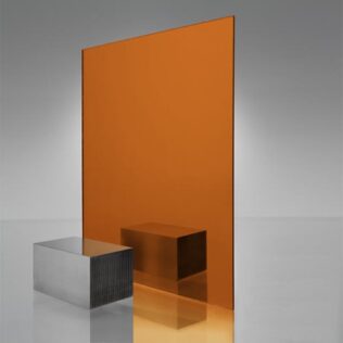 Amber Orange 2422 Acrylic Mirror Sheet