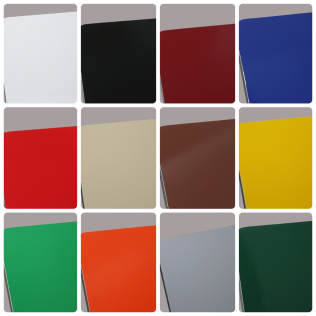 Coloured Aluminium Composite Panels