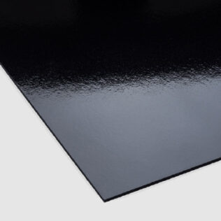 Gloss Black PVC Foam Sheet