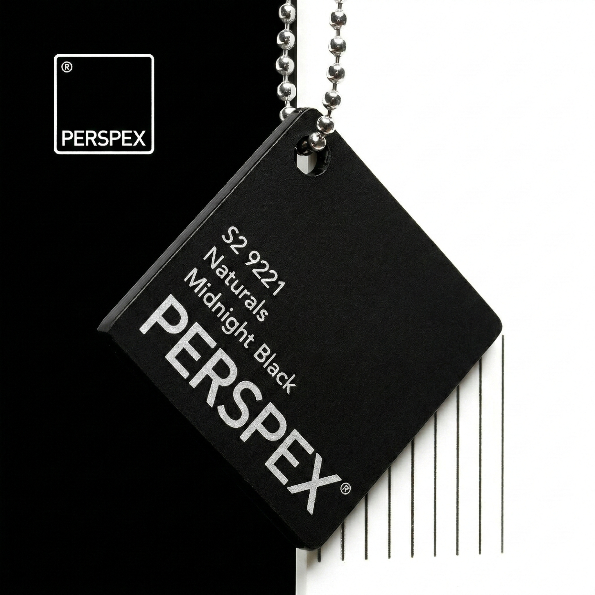 Matt Black S2 9221 Perspex Sheet