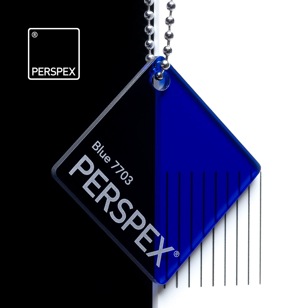 Dark Blue 7703 Tinted Perspex Sheet