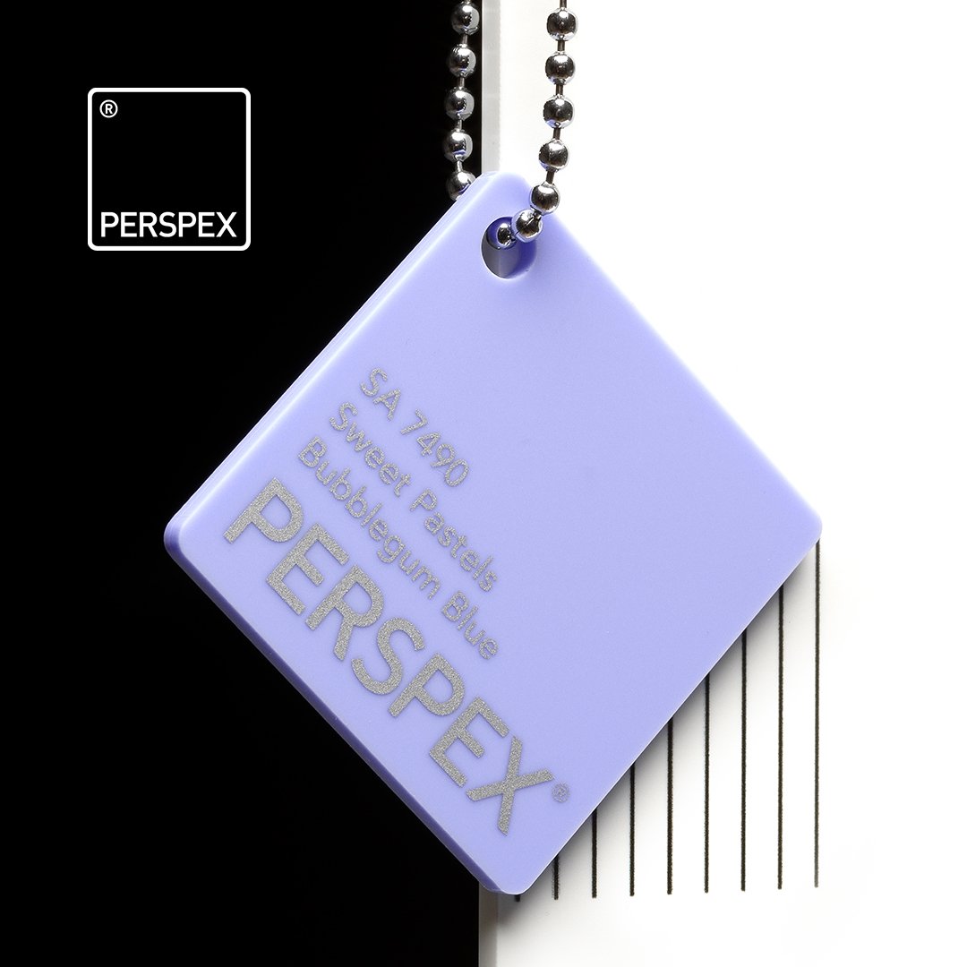 Bubblegum Blue SA 7490 Sweet Pastel Perspex Sheet