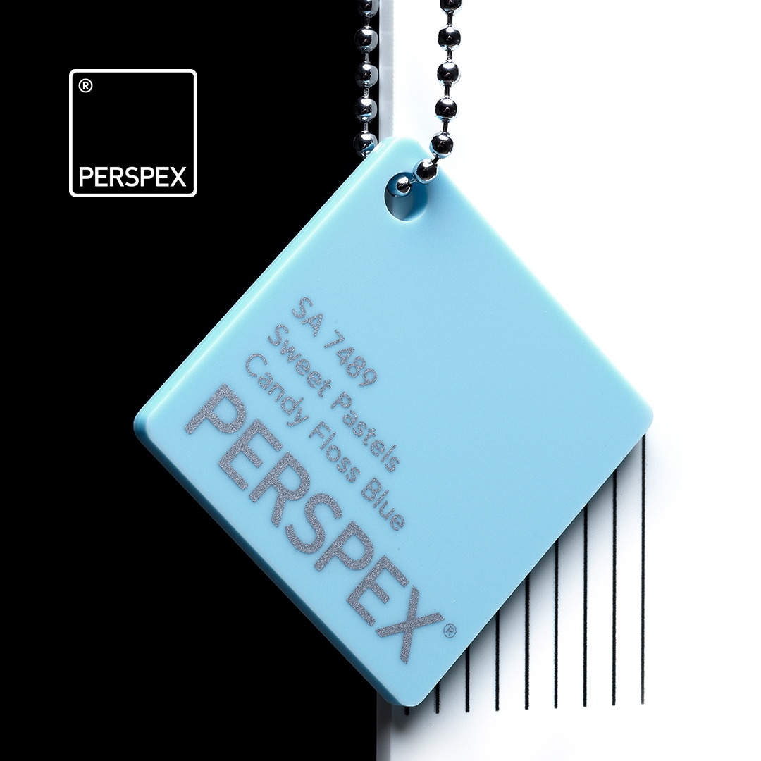 Candyfloss Blue SA 7489 Sweet Pastel Perspex Sheet