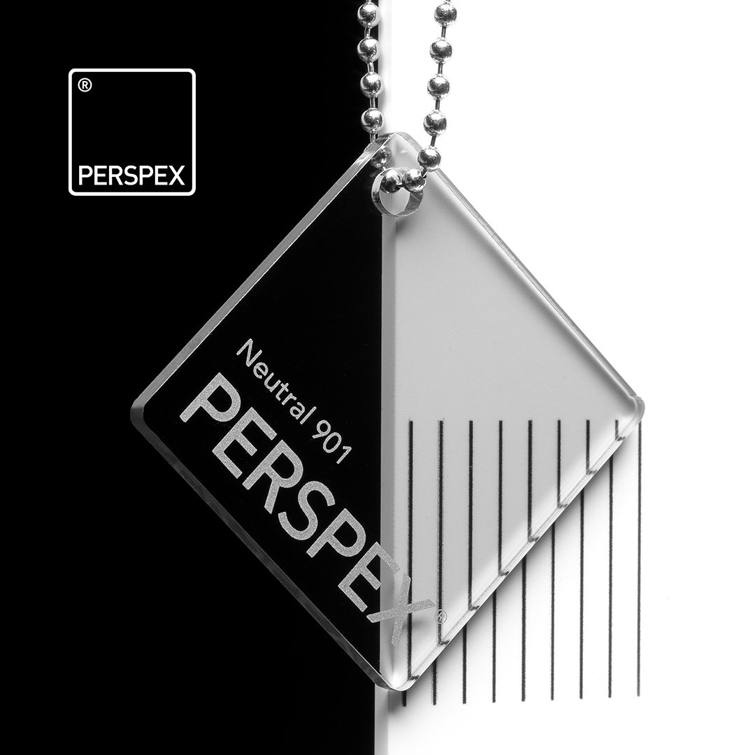 Neutral 901 Light Grey Tinted Perspex Sheet
