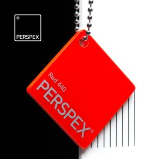 Red 440 Perspex Sheet