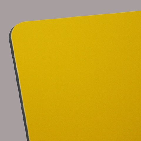 Traffic Yellow Aluminium Composite Sheet (RAL 1023)